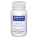 Saf Encapsulations Iron-C - 15 mg - 175 mg C - Kırmızı Kan Hücre Desteği * - Enerji Üretimi - Yüksek Biyo kullanılabilir Demir Pill - Gluten Free & Vegan - 30 Capsules - 15 mg - 175 mg Vitamin C - Kırmızı Kan Hücre Desteği* - Enerji Üretimi - Yüksek Lisanslı Biyo kullanılabilir Demir Pill - Gluten Free & Vegan - 30 Capsules