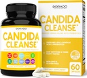 Candida Cleanse Detox (60 Kont) İleri 11-in-1 Formula for Overgrowth Treatment with Candida Killer Complex for Men and Women - Third Party Tested - Made in USA