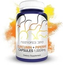 Nootropics Depot Curcumin + Piperine Capsules | 1000mg Curcumin + 6mg Piperine | 180 Count