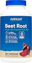 Nutricost Beet Root 2400mg, 180 κάψουλες - CCOF Certified Made with Organic Beet Root, Superfood, 60 εξυπηρετούν