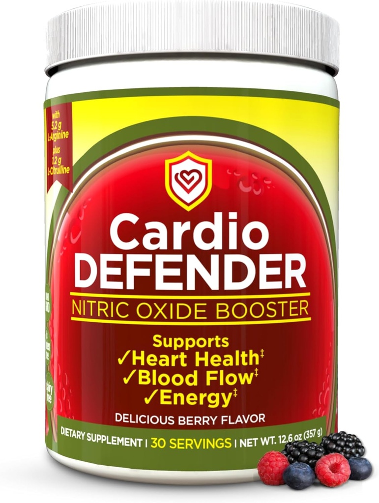Nitrik Çimento Sistemleri - L-Arginine 5,200 mg + L-Citrulline 1.200 mg - Kalp Sağlığı Mix - Kalp Sağlığı, Kan Akışı, Enerji, Endurance - L-Arginine Toz with Berry Flavor