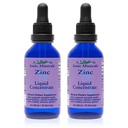 Eidon Ionic Minerals Sıvı çinko Yoğunluğu - Ionic çinko Sulfate Supplement Drops for Men, Women, & Kids, Support Immune System, Hair and Skinney Health - 2 oz, 2 Pack