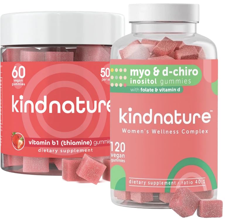 Sonature Myo-Inositol & Vitamin B1 Wellness Sche - Hormonal Denge & Nervous System Support Gummies