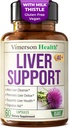 Vegan Liver Cleanse Detox & Repair – Dandelion Root Supplement with Milk Thittle & Artichoke Extract for Enzyme Support, Energy & Healthy Digestion – συμπλήρωμα στήριξης του ήπατος. 60 Καψάκια, 40+