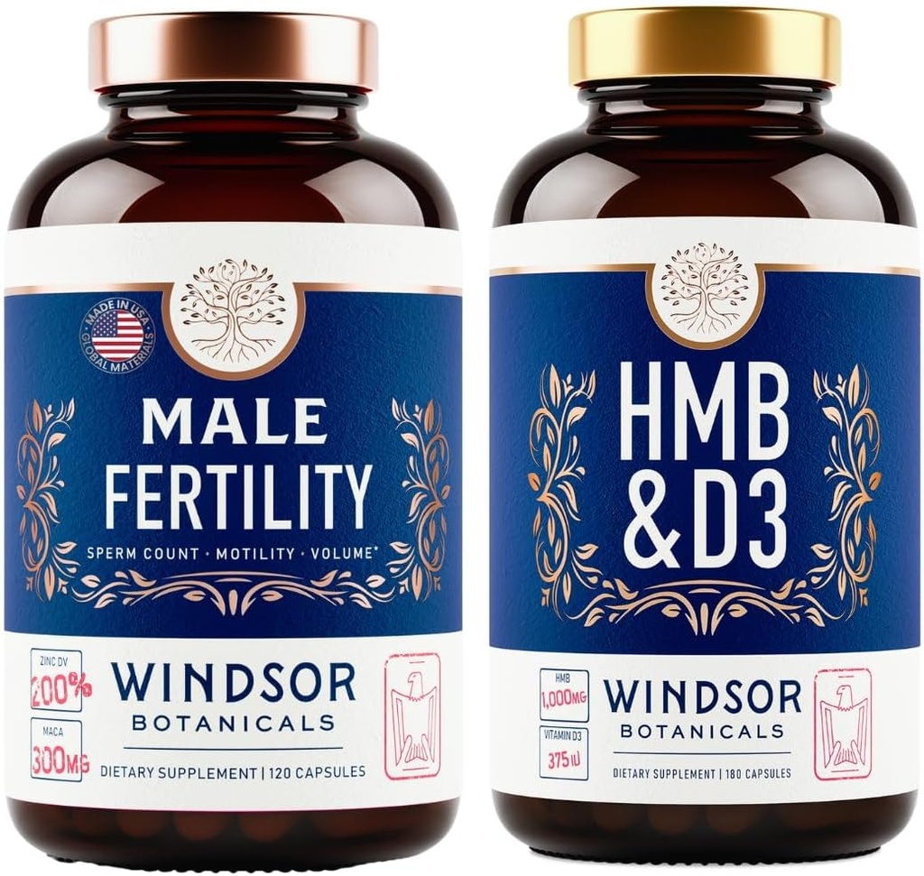 BÖLÜM BOTANICALS HMB, D3 ve Kalsiyum ve Erkek Fertility Support Sche