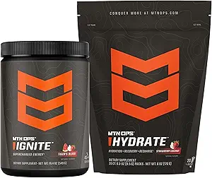 MTN OPS Ignite Tiger's Blood + Hydrate Strawberry Coconut
