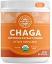 Vimergy USDA Organik Vahşi Chaga Mushroom Ekstra Toz, 166 Hizmet - Chaga Çay, Kahve, Smoothies - Cardiovascular Destek - Kosher, Vegan, No Gluten, Paleo - Pure Chaga, No Fillers (250g)