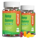 Doğal Hemp Gummies 2,000,000 XXL Ekstra Kuvvet - Vegan, Low Sugar, Non-GMO - 120 Counts