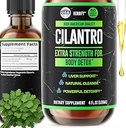 HERBIFY Cilantro Βάμμα - φυτικό Cilantro συμπλήρωμα για Detox - πλούσια πηγή αντιοξειδωτικών - Υποστηρίζει την καρδιά και τον καθαρισμό του σώματος - Made in USA - Cilantro Extract 4 Fl Oz