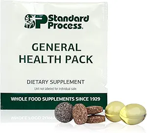 Standard Process General Health Pack - Daily Multivitamin & Mineral Supplement - Supports Foundational Health & Immune Function - 60 Packs