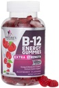 B-12 Vitamin Enerji Gummies 4500mcg - Ekstra Güçlü B12 Enerji Metabolism ve Immune Desteği - Kadınlar için Diyetsel Tamam, Erkekler ve Çocuklar - Non-GMO, Vegan, Berry Flavor - 120 Kont