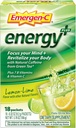 Emergen-C Energy+, B Vitaminleri ile, C ve Natural Caffeine From Green Tea (18 Kont, Blueberry Acai Flavor) Diyet Supplement Drink Mix, 0.33 Ounce Toz Paketleri