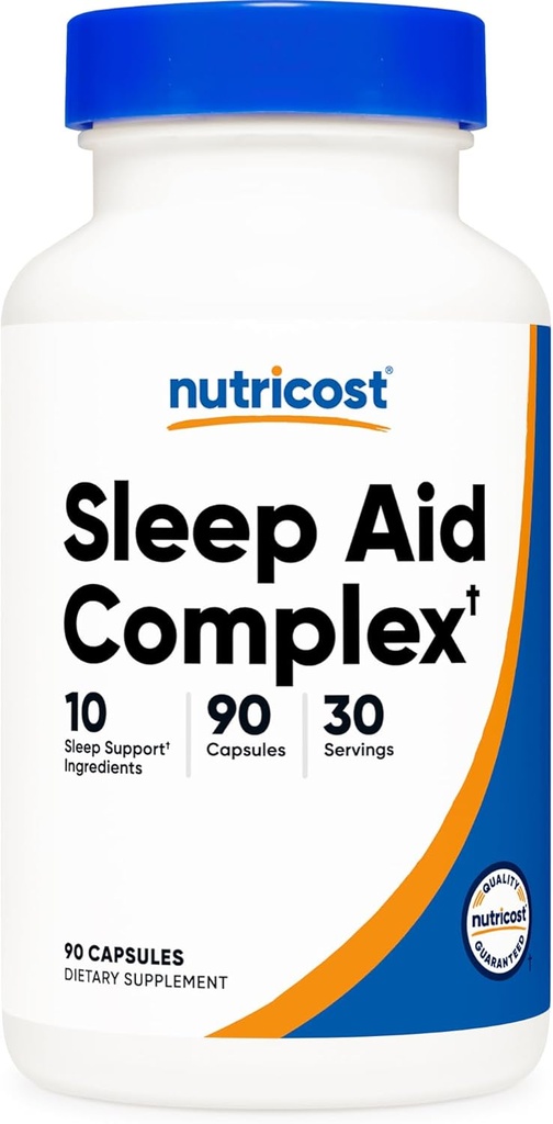 Nutricost Sleep Aid Kompleksi 1330 mg Servis (90 Capsules) - 30 Hizmet