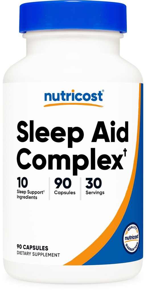 Nutricost Sleep Aid Kompleksi 1330 mg Servis (90 Capsules) - 30 Hizmet