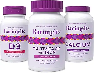 BariMelts Post-Bariatrik Cerrahi Immunity Pack Sche - Demir, Kalsiyum Citrate ve Vitamin D3
