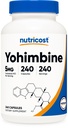 Nutricost Yohimbine HCl 5 mg, 240 Capsules Ekstra Kuvvet - Gluten Free, Non-GMO