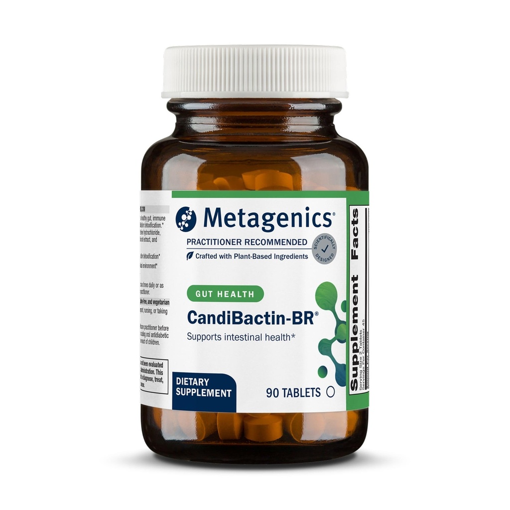Metagenics CandiBactin-BR - Intestinal Support* - Berberine, Oregon Grape & Coptis Root - Gut Health Supplements* - Gluten-Free - Vegetarian - 90 Tabletler