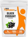 BulkSupplements.com Blackcurrant Toz - Black Currant Supplement, Superfood Supplement - Air Tray & Gluten Free, 5g per Service, 500g (1.1 lbs) (Pack of 1)
