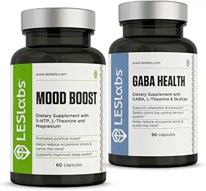 LES Labs Serenity Now Duo - Mood Boost & GABA Health Sche Olumlu Bir Mood ve Better Rest