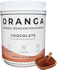Βιολογικά Φυτά - Ρύζι, Pea, Pumpkin Seed Protein Powder - Chocolate - με Digestive Enzymes, Χωρίς Πρόσθετα, Γαλακτοκομικά, Χωρίς Σόγια, Κετο-Friendly, Χωρίς Γλουτένη, Μη ΓΤΟ - 17 Μερίδες (442g)