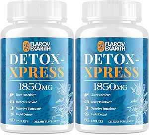 Canna Cleanse, Liver Cleanse Detox & Repair Chewable Tablets, Milk Thistle Supplement, Fast-Acting Body Detox for Women & Men, Toxin Flush for Liver, Kidney, Digestion & Metabolism, 120 Tablets