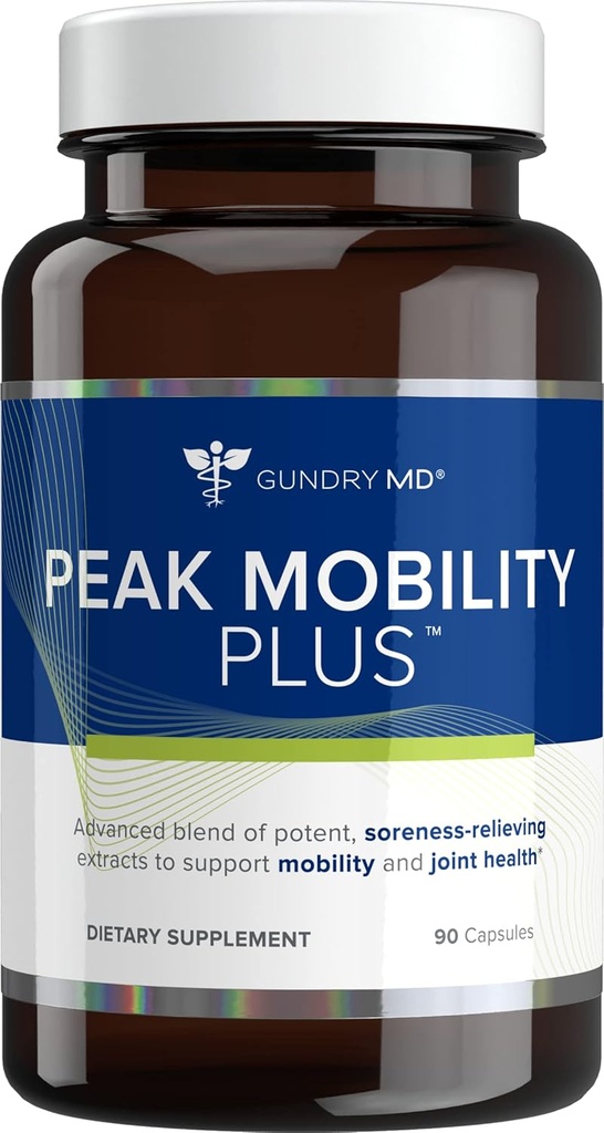 Gundry MD® Peak Mobility Plus Advanced Joint and Flexibility Support Formula, 60 Count