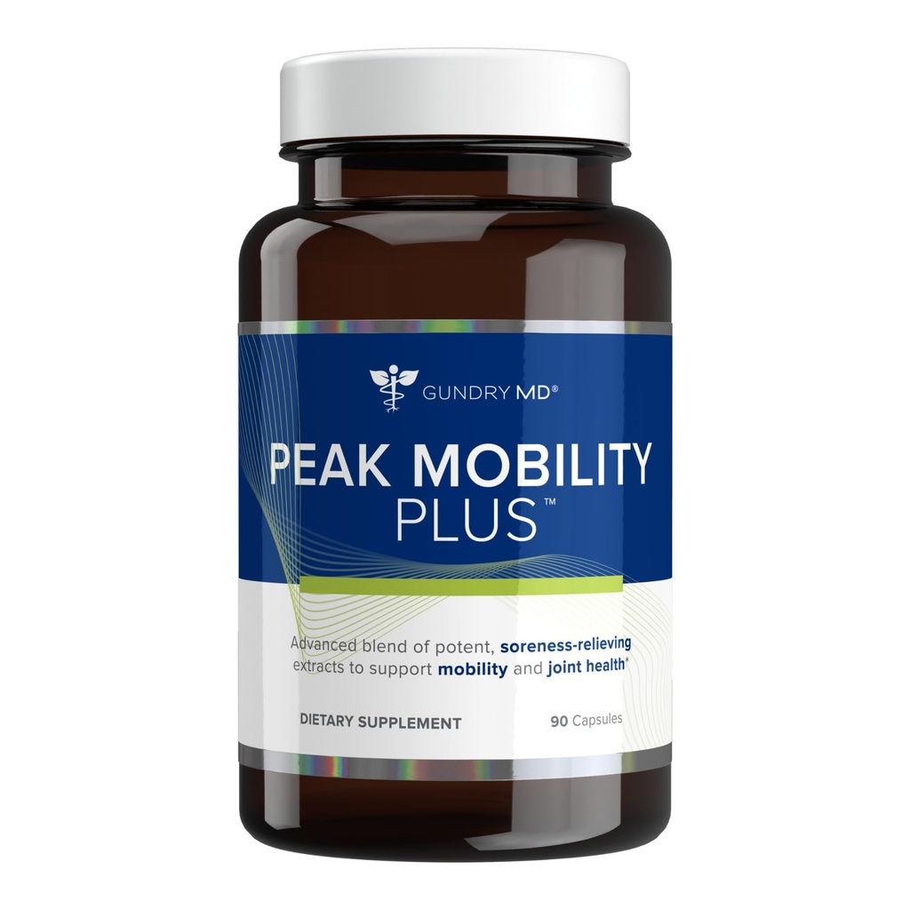 Gundry MD® Peak Mobility Plus Gelişmiş Ortak ve Flexability Support Formula, 60 Count