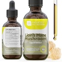 Lions Mane Extract - Lions Mane Tincture - ABD'de Made in - Mushroom Supplement for Memory, Focus & Clarity - Daily Mushroom Supplement - 4 Fl oz.
