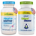 HEAL-N-SOOTHE Natural Cleanse Supplement Proteolytic Enzyme ve Natural Digestive Health Supplement