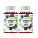 Vitamatic 2 Packs Hydrolyzed Collagen Gummies with Vitamin C, Zinc and Biotin, 200 mg - 60 Gummies (Total 120 Count)