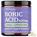 Boric Acid Suppositories for Women 600 mg | pH Dengesi, Vaginal Odor & Itching | Feminine Machinery & Intimate Health Support | Boric Acid for Women Vaginal Suppositories | Unscented, Vegan | 30 Ct