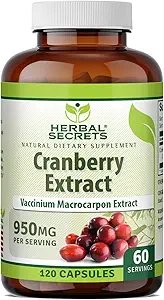 Herbal Sırları Cranberry 475 Mg 120 Capsules