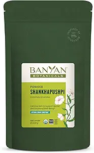Banyan Botanicals Shankhapushpi Σκόνη – Βιολογικό Shankhapushpi (Convolvulus Prostratus) – Νοοτροπικό Βότανο που Προάγει τη Σταθερότητα και την Ηρεμία* – 1⁄2 lb. – Μη ΓΤΟ Με Βιώσιμη προέλευση Vegan
