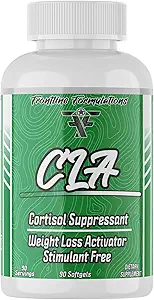 Frontline Fomulations CLA, Cortisol Suppressant, Stimulant Free,Boosts Energy and Metabolism, Artan Enerji ve Endurance, Tren Harder, Recoverer, Gazi Kendin ve Kontrollü (90 Hizmet)