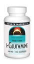 Source Naturals L-Glutamine - Free Form Amino Acid που υποστηρίζει τη μεταβολική ενέργεια - 100 κάψουλες