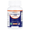 Vitamatic Saccharomyces Boulardii Probiyotik 10B hizmet başına + Yeast Extract (MOS Yeast Fraction) 300 mg - 60 DR Capsules - ABD'de Yapılan