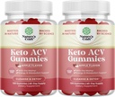 Gelişmiş Metabolism Desteği için Keto ACV Gummies For Advanced Metabolism Support with Mother - Sugar Free ACV Keto Gummies for Body Cleanse and Detox - Apple Cider Vinegar Detox Supplement for Women & Men - 120 Chews x2