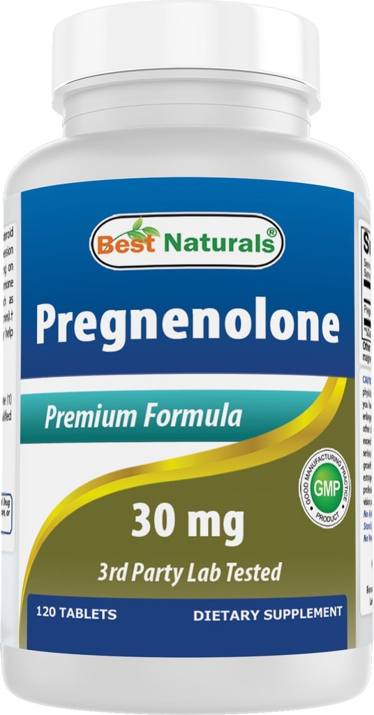 En İyi Doğallar Pregnenolone 30 Mg Tabletleri, 120 Kont