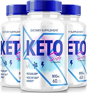 (3 Pack) Keto Κάψουλες πλευρά, Premium συμπλήρωμα για την υποστήριξη Ενεργός τρόπος ζωής, όλα τα φυσικά Keto υποστήριξη για την επίτευξη ταιριάζει και υγιή σώμα, KetoSide χάπια Detox Κριτικές (180 κάψουλες)