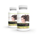 Wellgenix Purvana Max Saç, Skin, & Nails Vitamin Capsules, Double Strength Biotin 5000MCG, Fo-Ti Root, VIT A & B, Folic Acid (2 Pack)