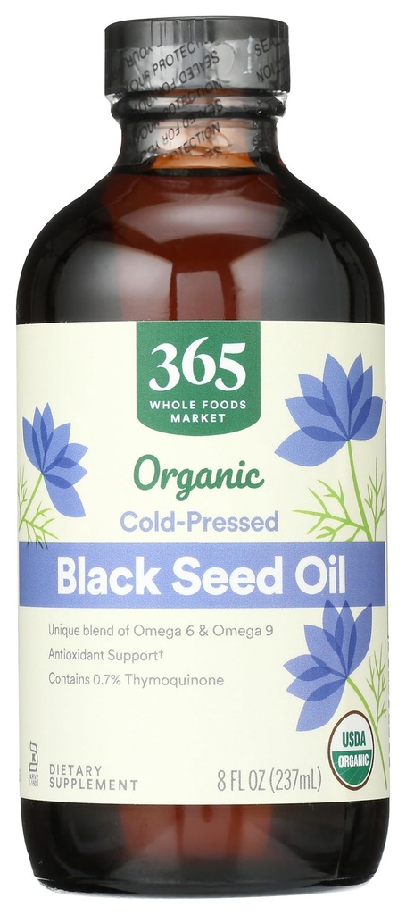 Whole Foods Market, Organic Black Seed Oil, 8 Fl Oz