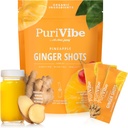 Tüm Juicing Ginger Shots with Pineapple & Turmeric - Superfood Juice Toz - Immunity, Digestion & Energy Support - 15 Wellness Stick Packs - PuriVibe