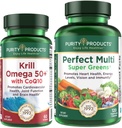 Yüksek kaliteli ürünler Sche - Krill Omega 50+ with CoQ10 + Perfect Multi Greens