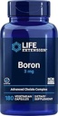 Life Extension Boron 3mg 180 Veg Caps - Triple Boron Complex with Boron Citrate, Glycinate, Aspartate - 3 mg Capsules - Enhanced with Vitamin B2