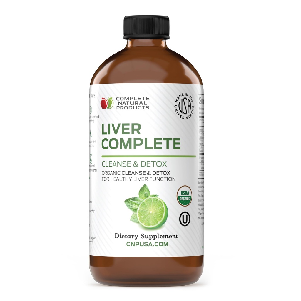 Συκώτι Πλήρης 16oz Liquid Υποστήριξη – Γαϊδουράγκαθο γάλακτος, Chanca Piedra & ρίζα δαντελίων – συμπλήρωμα βοτάνων καθαρισμού – μη ΓΤΟ, οργανικά συστατικά