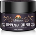 Ajoblanco 600 mg Doğal Himalaya Organik Shilajit Giyim - Himalaya Altın Shilajit Giyim Enerji, Güçlü ve Immunity, 1 Paket