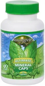 Youngevity Ultimate Mineral Caps™ - 70+ Essential Full Spectrum Trace Minerals - Nutrient-Dense, Derived from Humic & Aquamin Seaweed (64 Capsule - 2 Pack)