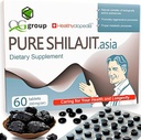 Doğal Pure Shilajit Tabletleri Analog Rawhopper Mumiyo Kuru 60 Tabletler - Enerji ve Metabolism için 85+ Trace Mineralleri ile 200 mg 100 Himalaya Tamamı, Immune Support - Erkekler ve Kadınlar için İdeal