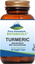 Turmeric Capsules with Black Pepper Extract 60 Kosher Vegan Caps 450 mg Turmeric Roots