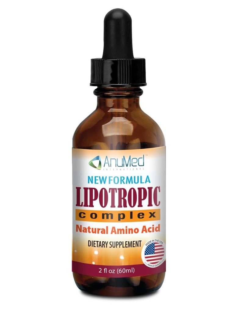 ANUMED - Lipotropic Kompleksi B12, B6, Folic Acid, Choline, Inositol for Liver Health, Natural Cleanser, Detox + Boosts Natural Energy Levels Vegan, Non-GMO, Gluten-Freeoz (2)